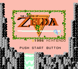 The Legend of Zelda - Modern Classic Edition Title Screen